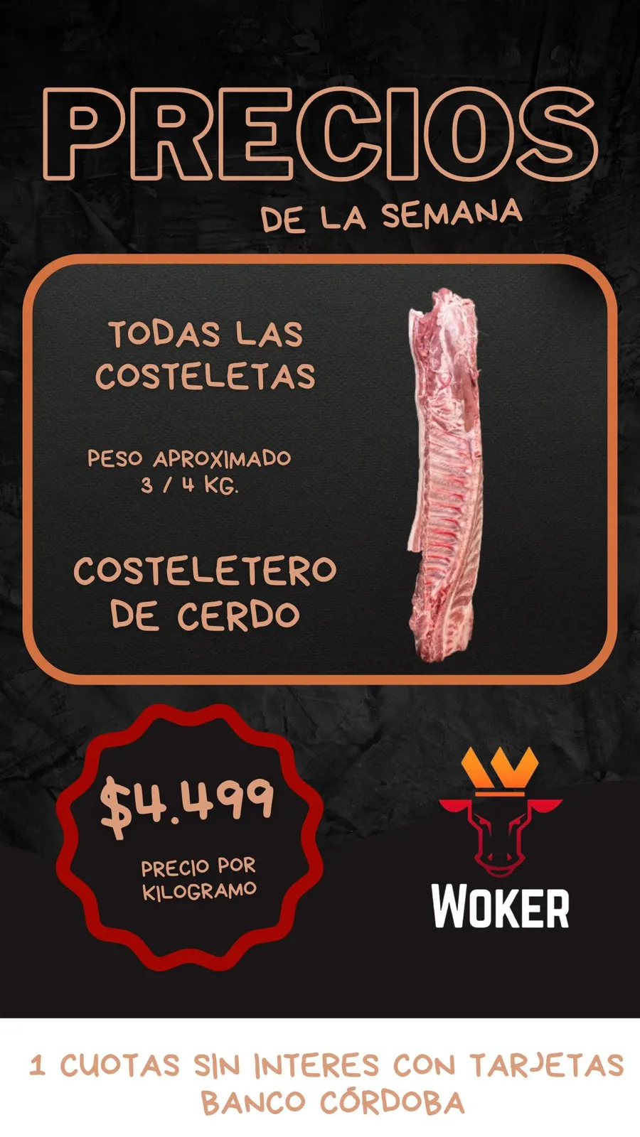 COSTELETERO CERDO