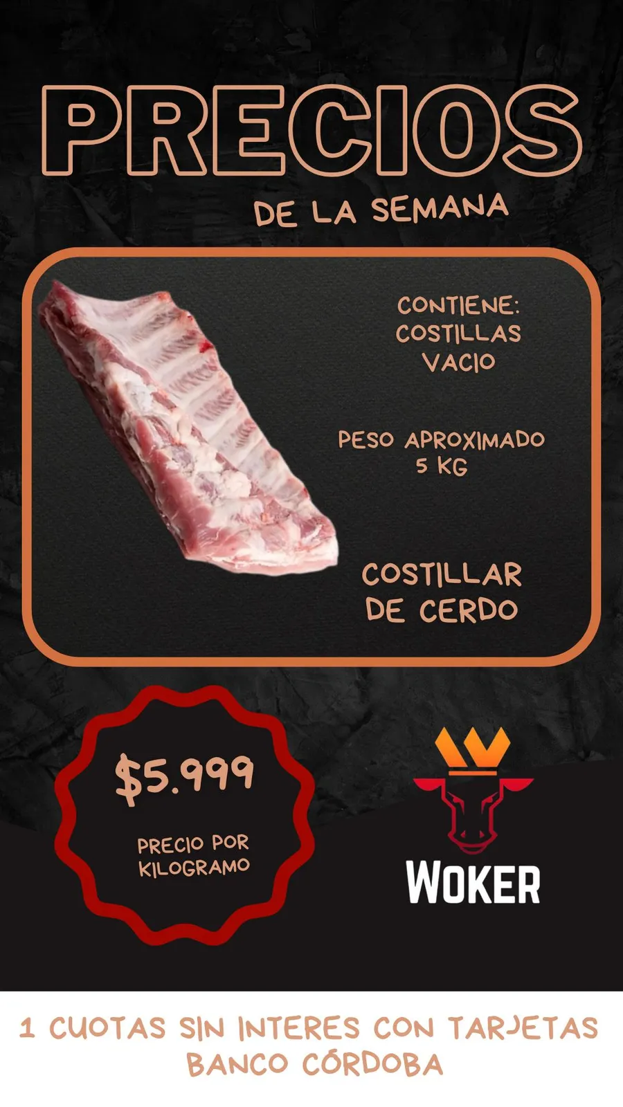 COSTILLAR CERDO